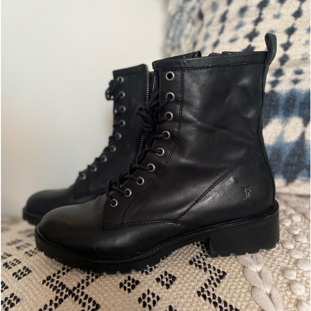 Frye Veronica Combat Boots